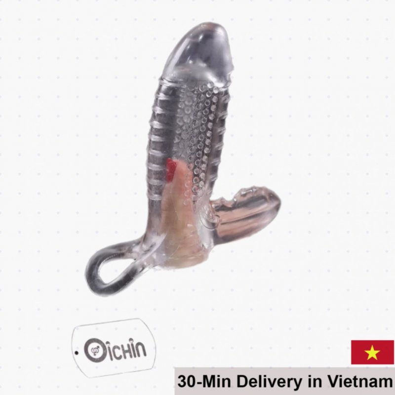 Manmiao Crystal Sleeve Delay Condom Size Enhancer 