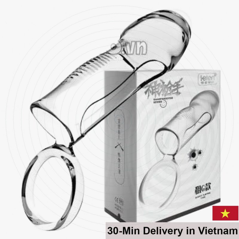 Transparent Strap-On Large Penis Extension For Longer Sex 