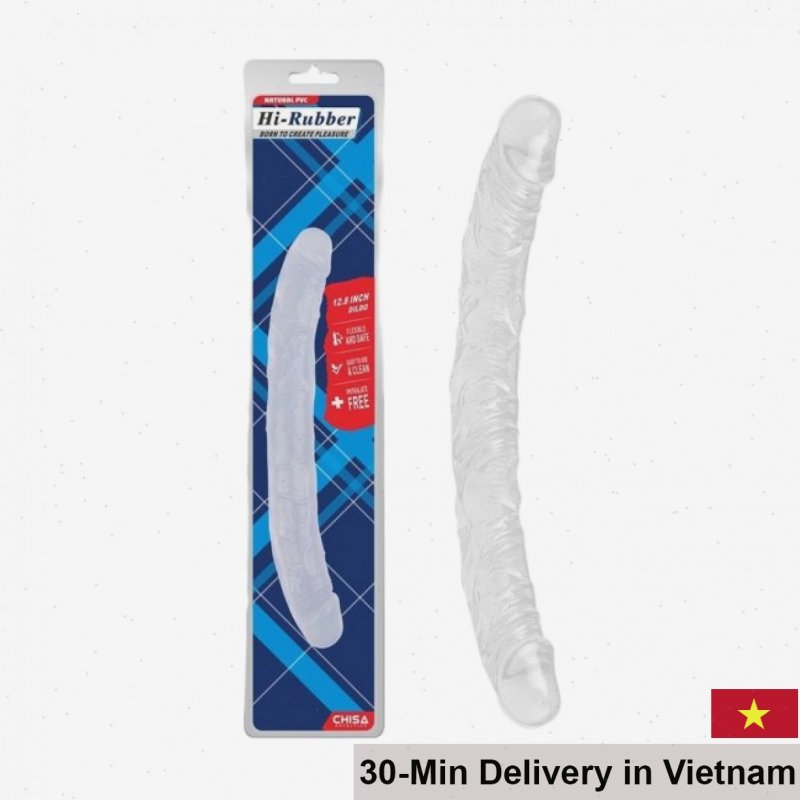 Chisa Hi-Rubber 12.8 Inch Double-Ended Les/Gay Toy 