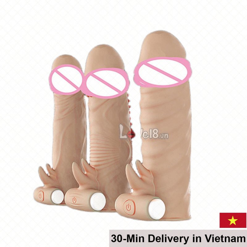 Leten Soft Small Size Powerful Vibrating Delay Sleeve 