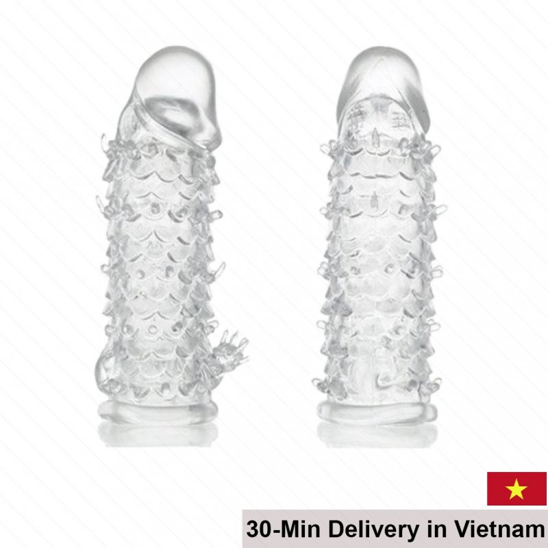 Dragon Scale Condom Sleeve for Enhanced Sensation 