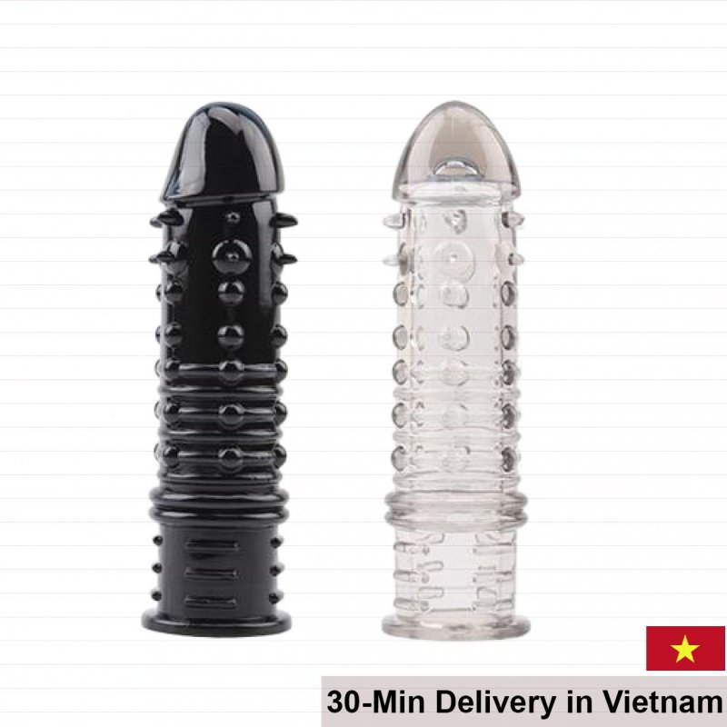 BlackVeinedTexturedDildoPremiumTPEComfort 