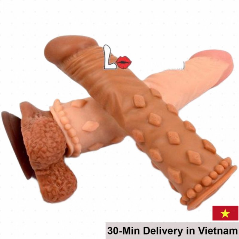 Lovetoy Square Ring Penis Sleeve Enhance Male Performance 