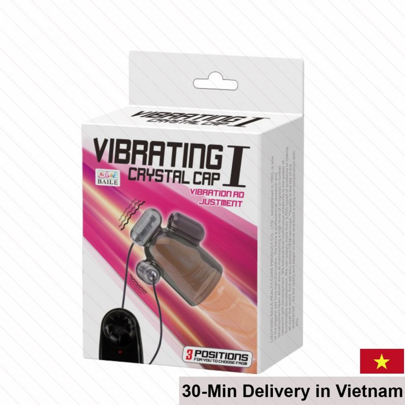 Medical Polymer Penis Tip Vibrating Sleeve 1 Mode Battery 
