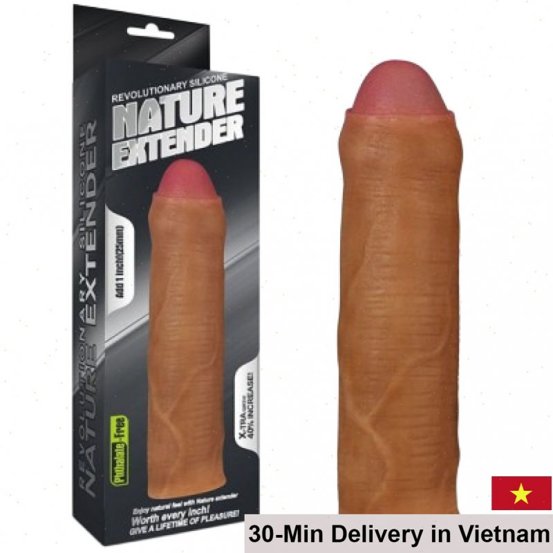 Lovetoy Nature Ribbed Condom Sleeve Size 17.8cm 