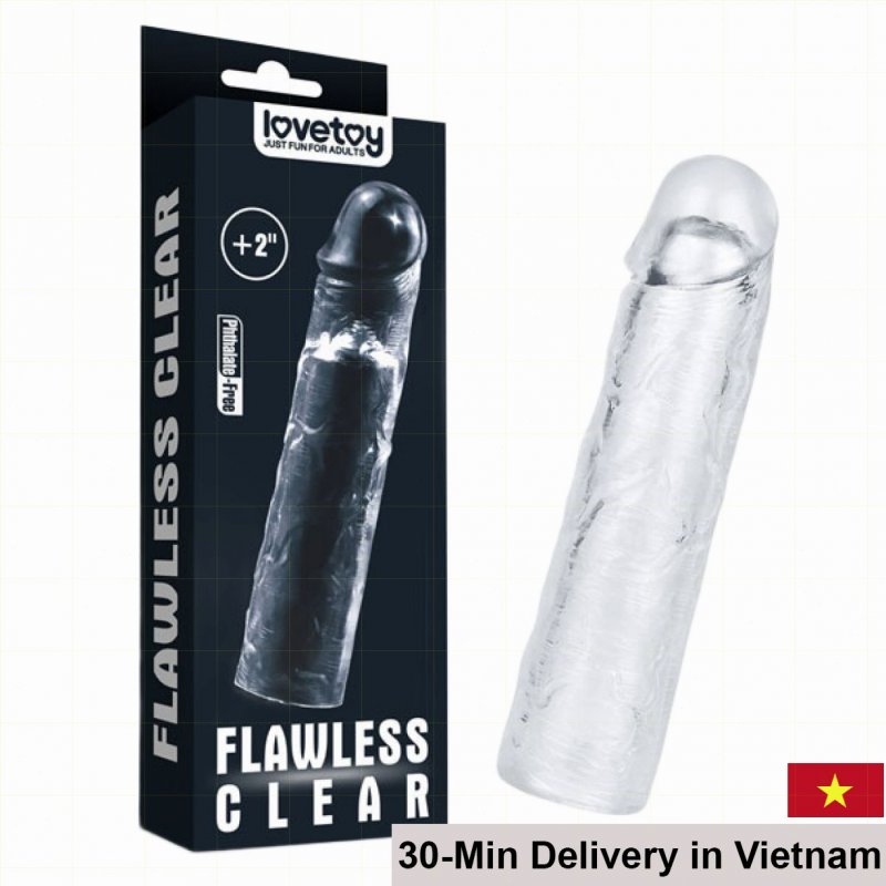 Lovetoy Flawless Clear Penis Sleeve Delay Premature Ejaculation 
