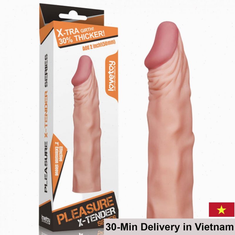 LoveToy Pleasure X-tender 50mm Thickening Condom 