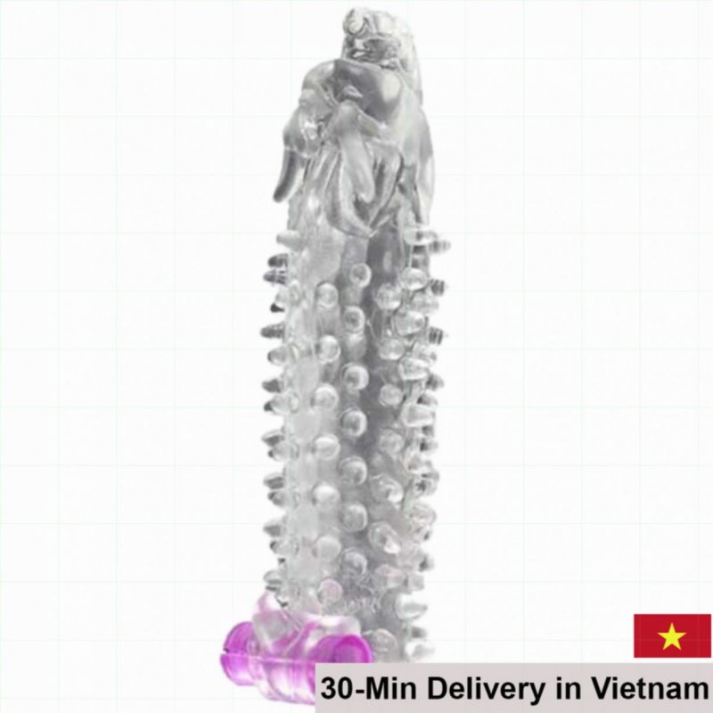 Baile Dragon Head Vibrating Transparent Dildo Delay 