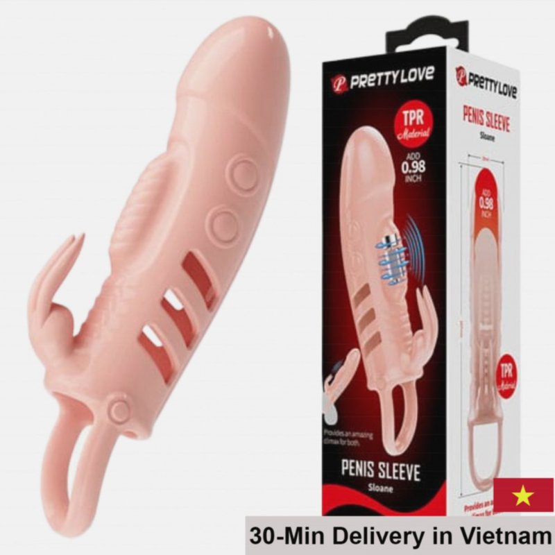 PrettyLove Cecelia Vibrating Rabbit Cock Ring With Strap 