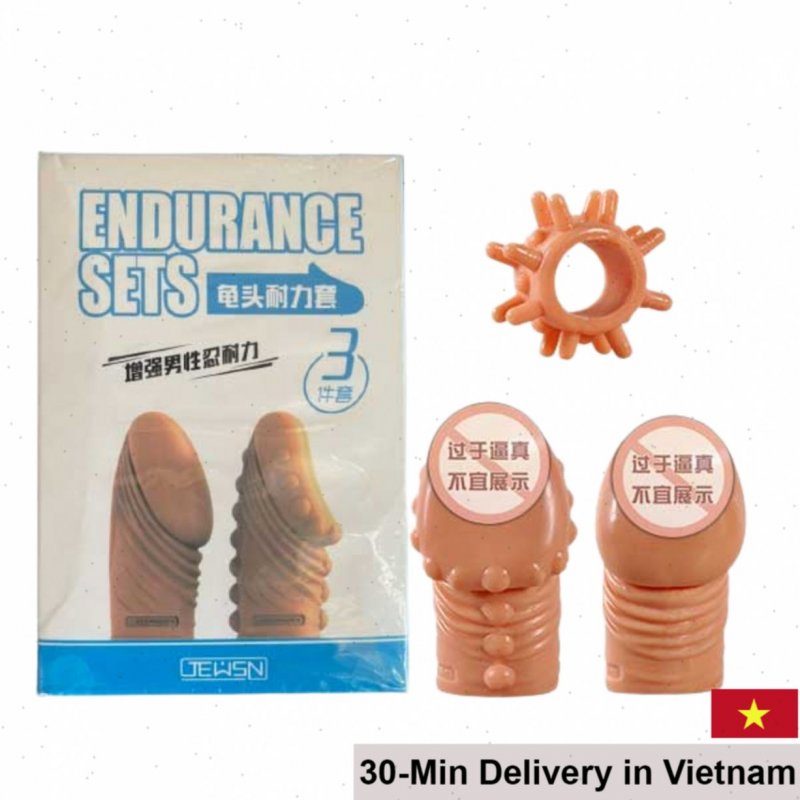 Endurange 3in1 Soft Penis Sleeve Delay & Pleasure 