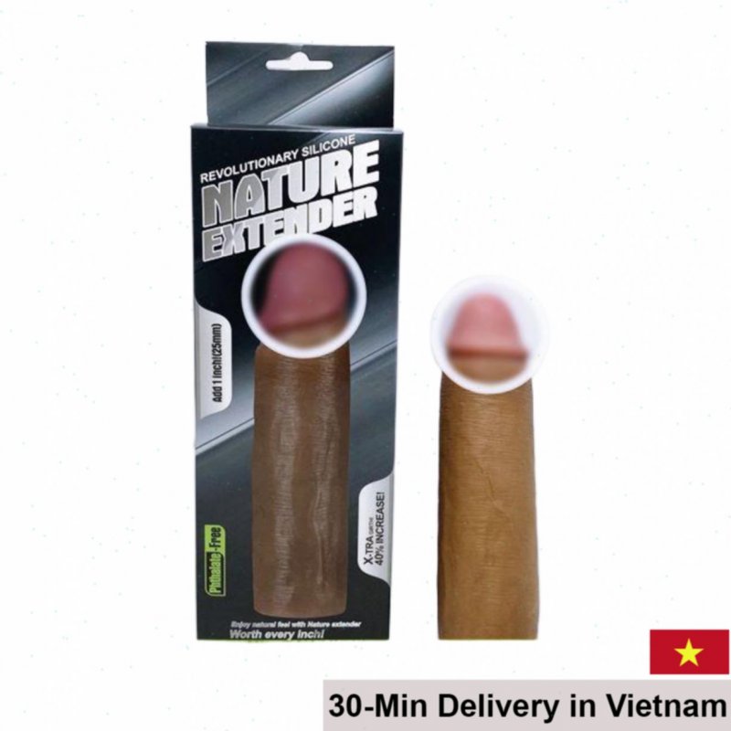 Lovetoy Nature Extender Ultra-Soft Silicone Penis Enlargement Sleeve 