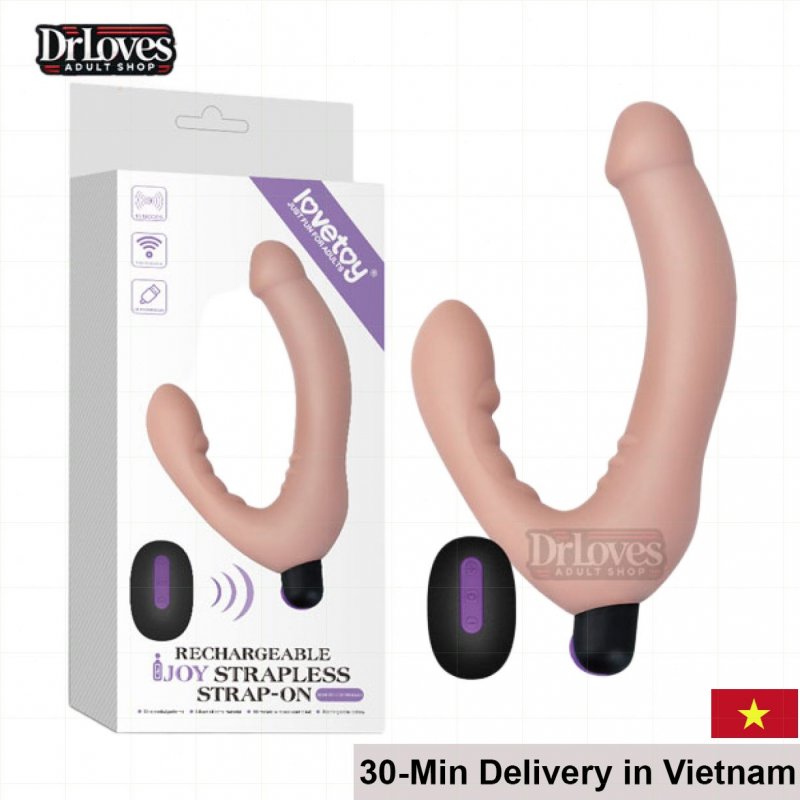 Lovetoy Ljoy Dual-Ended Remote Control Soft Skin Vibrator 