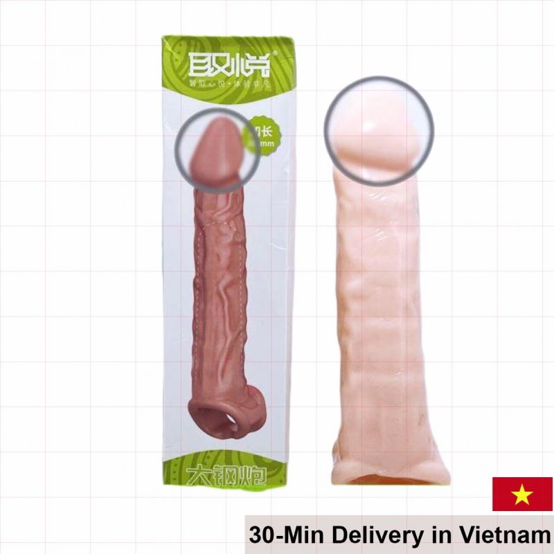 10cm Strap-On Penis Extender Enhancer for Male Pleasure 