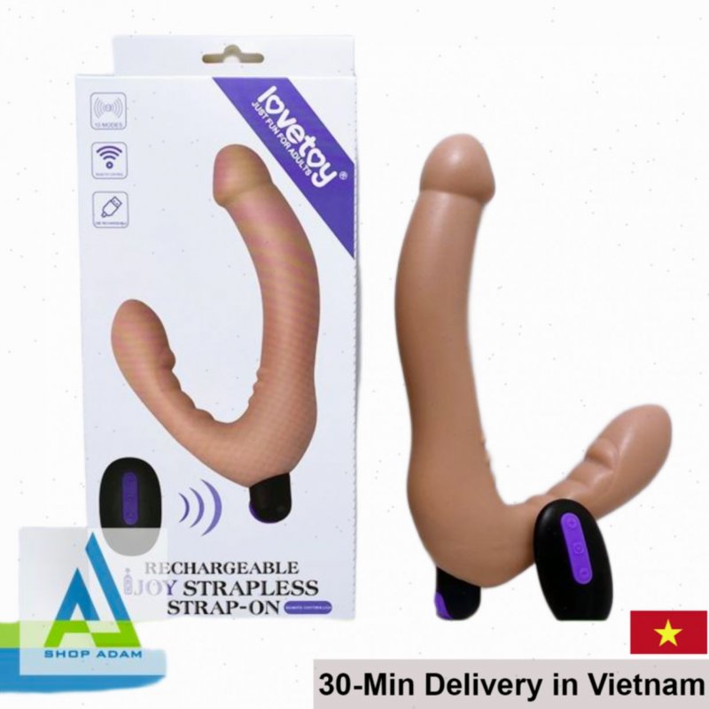 Lovetoy Double-Ended Lesbian Remote Control Silicone Dildo 