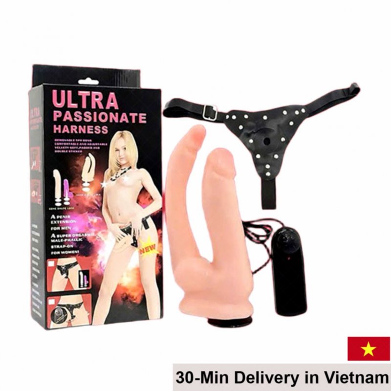 Ultra Passionate Double-Ended Strap-On Vibrating Harness 