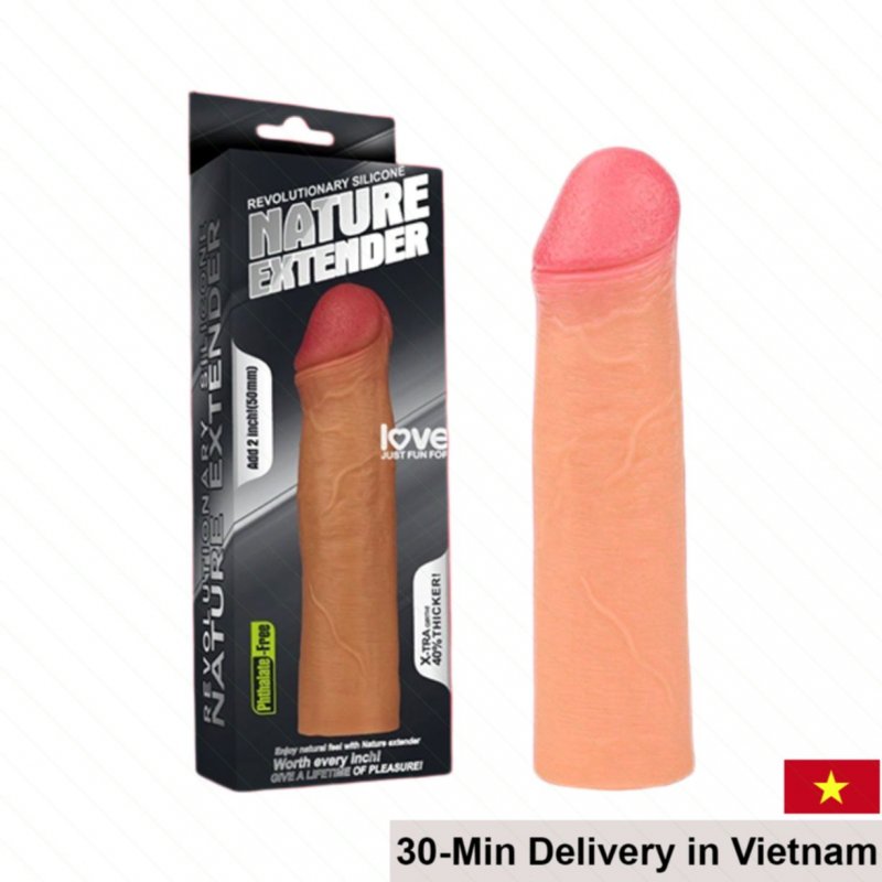 Lovetoy Soft Extendable Penis Condom Adds 5cm Extra Length 