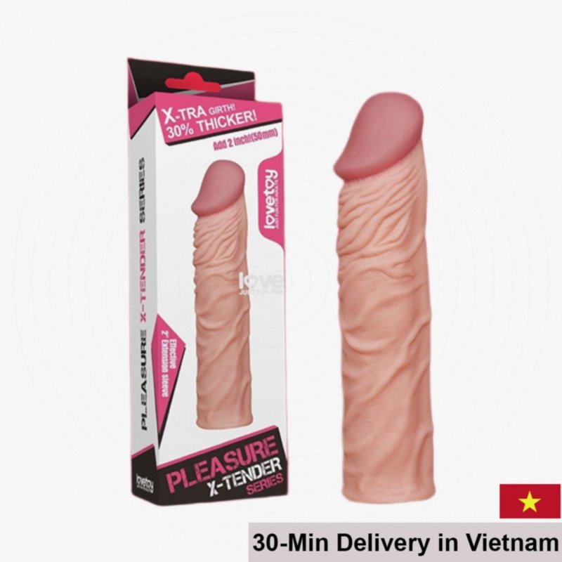 Lovetoy Soft Silicone Penis Sleeve Enhance Size 