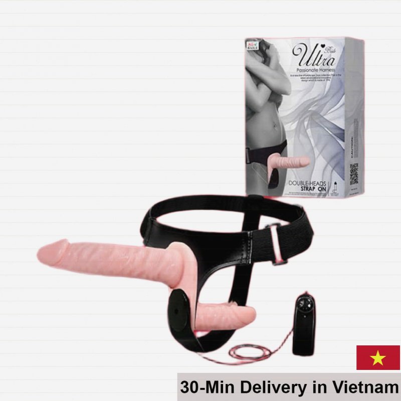Baile Small Double-Ended Strap-On Dildo For Lesbians Silicone Medical Grade 