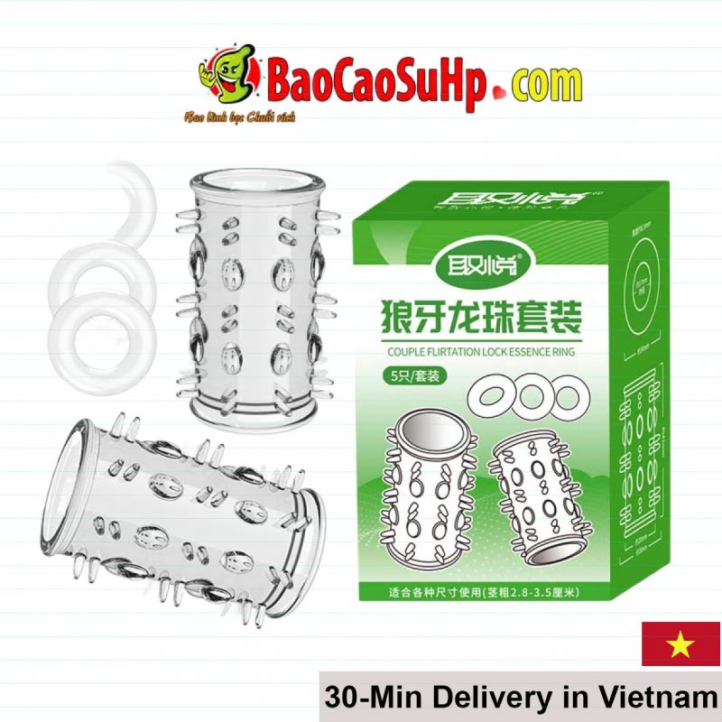 Mizzzee Transparent Soft Comfort Male Delay Ring Set 