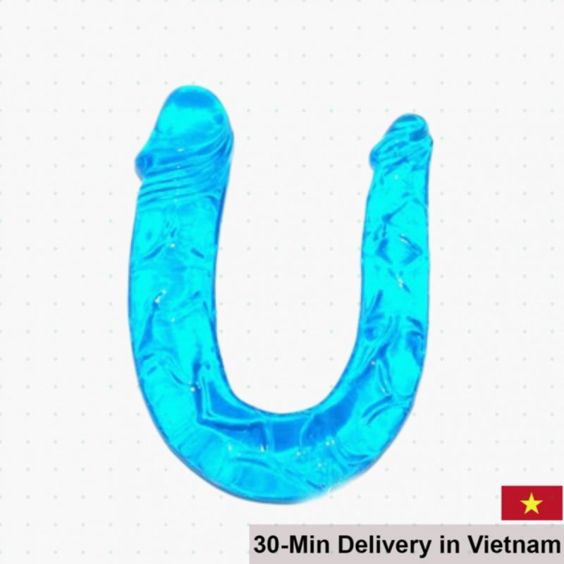 Double-Ended Silicone Dildo 11.7in Stress Relief Toy 