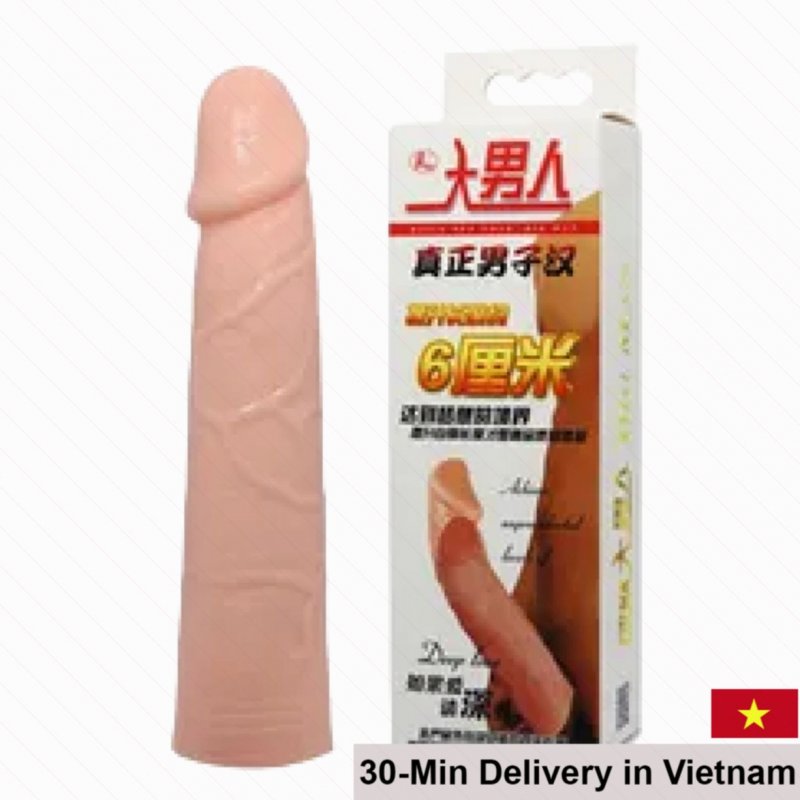 6cm Size Increase Condom Male Delay Enhanced Pleasure 