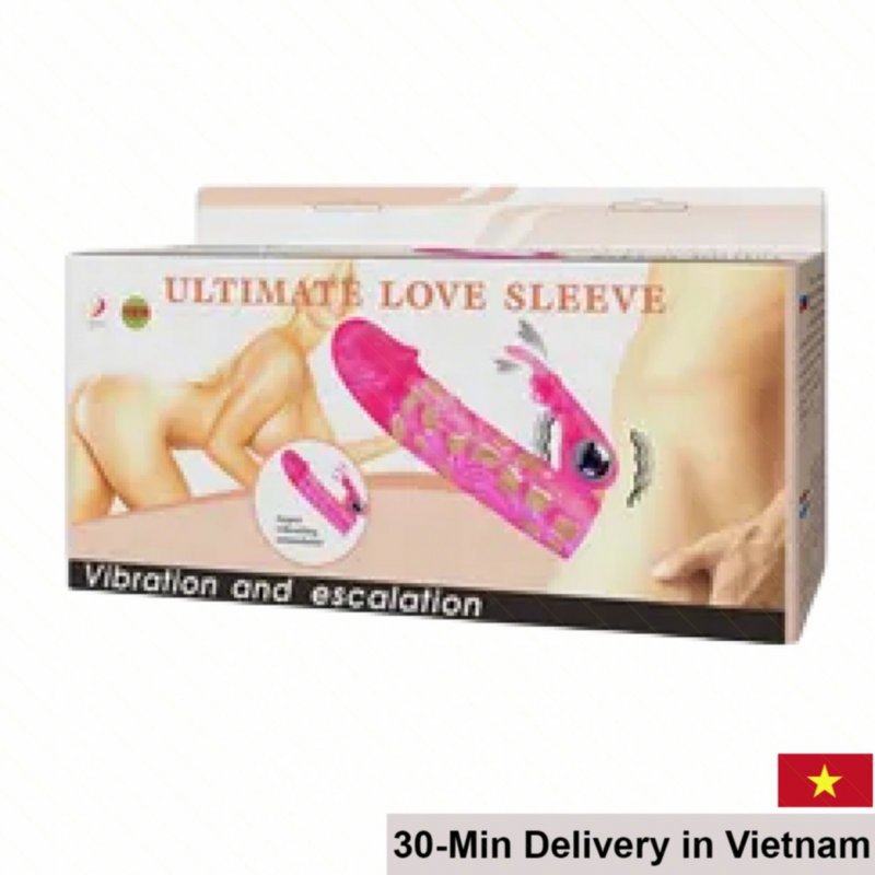 Love Sleeve Ultra Stimulating Vibrating Condom Double Ended 
