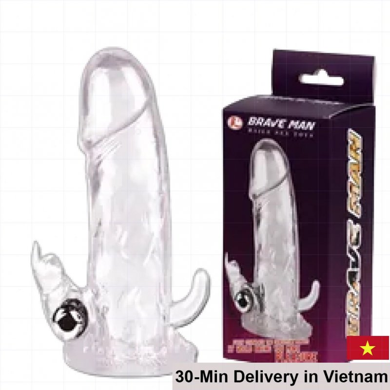Brave Man Dual Vibrating Condoms Enhance Stamina Pleasure 