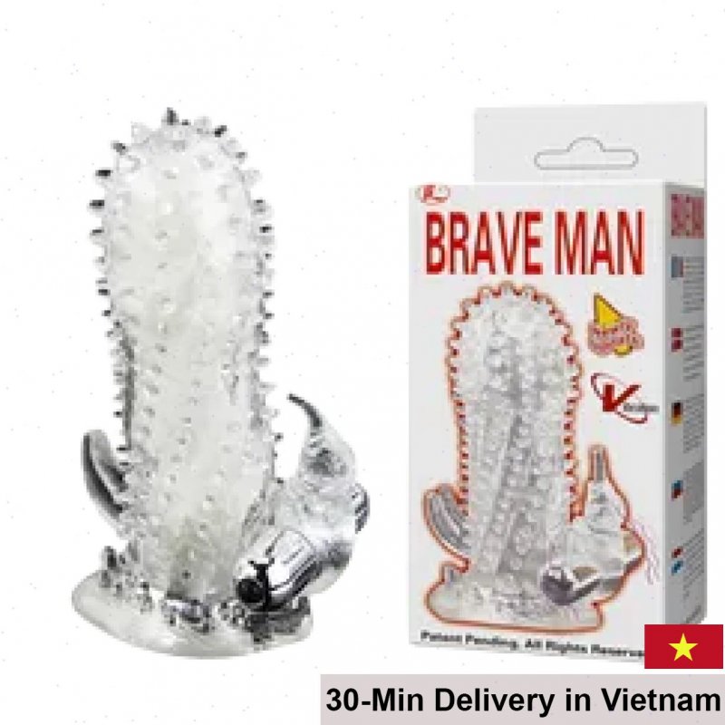 Brave Man Textured Condom High Quality Safe Pleasure 