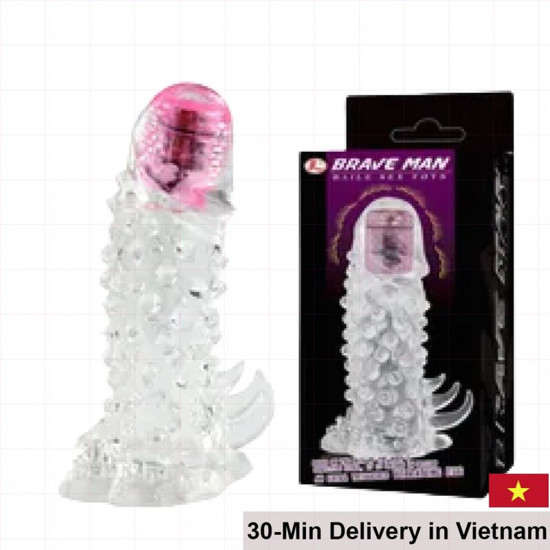 Brave Man Vibrating Penis Sleeve Delay Ejaculation 
