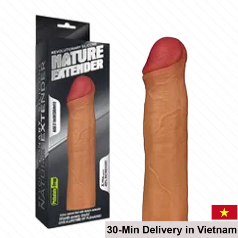 Lovetoy Nature Soft Realistic Silicone Condom Size Enhancer 