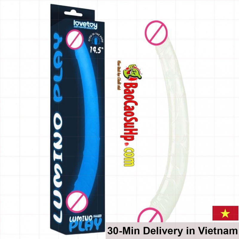 Lovetoy Lumino Play Glow Double-Ended Penis Vibrator 