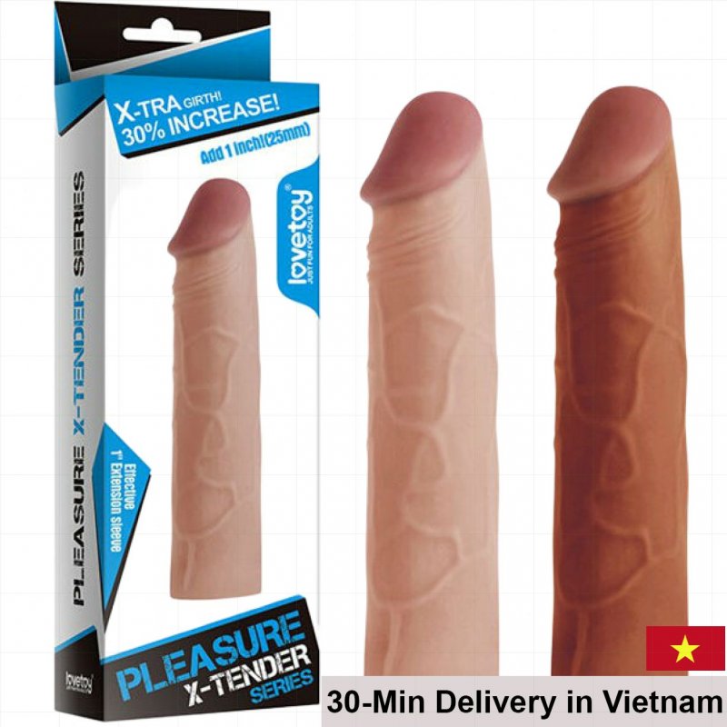 Lovetoy Extension Condom - 19cm Silicone for Bigger & Longer 