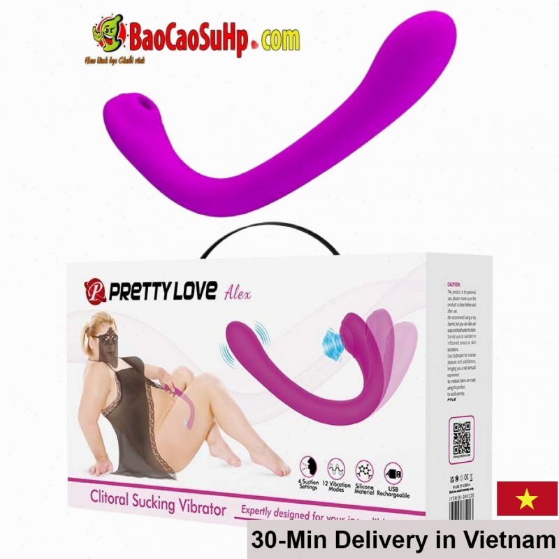 Baile Prettylove Patilla Alex Multi-Function Massager Curved Design 