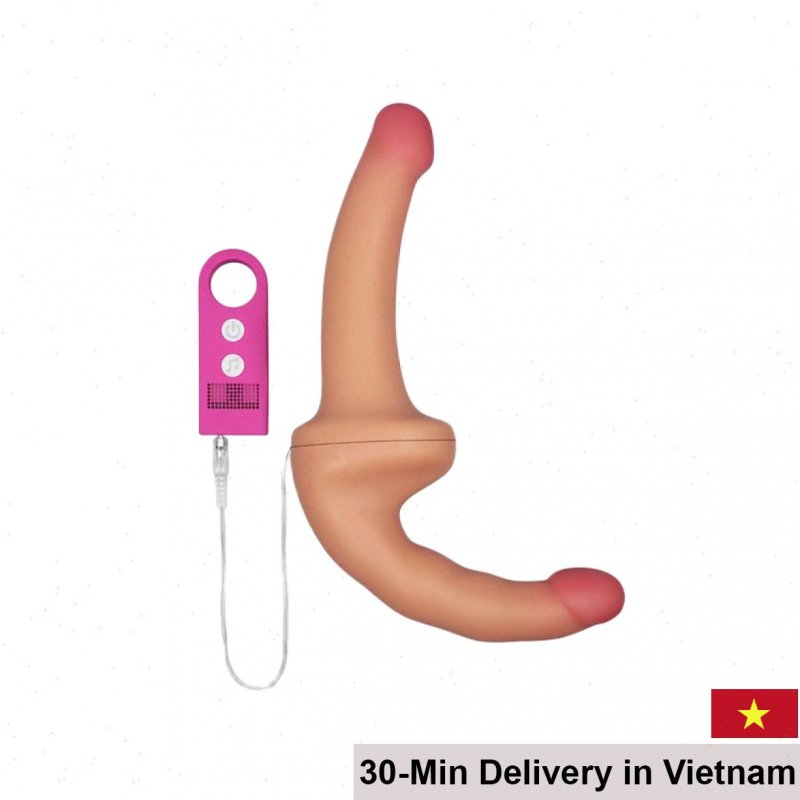 Double-Ended Soft Voice Controlled Rechargeable Dildo 