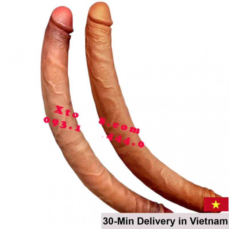 Ultra Soft Double-Ended Silicone Dildo 3.8cm x 40cm Stretch 