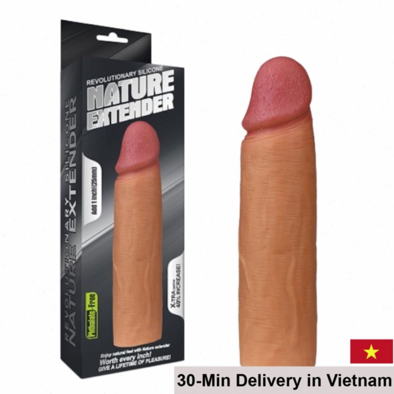 Nature Extender Lovetoy Soft 2.5cm Condom Penis Enhancer 