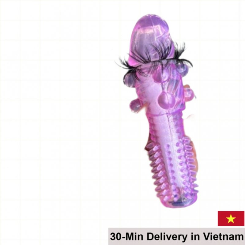 Donzen 2-Ring Furry Delay Condom Sheep Hair 