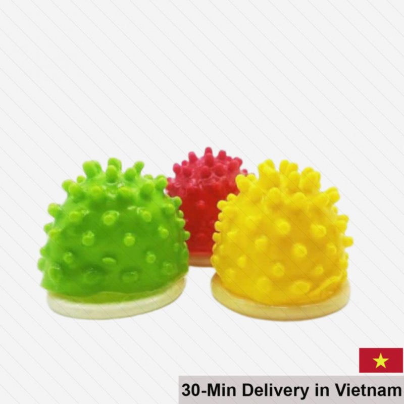 Alien Condom Spiky Textured Head Single Premium 
