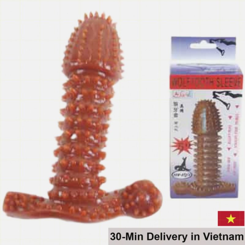 Soft Textured Dotted Penis Sleeve Condom Comfortable Sensation 