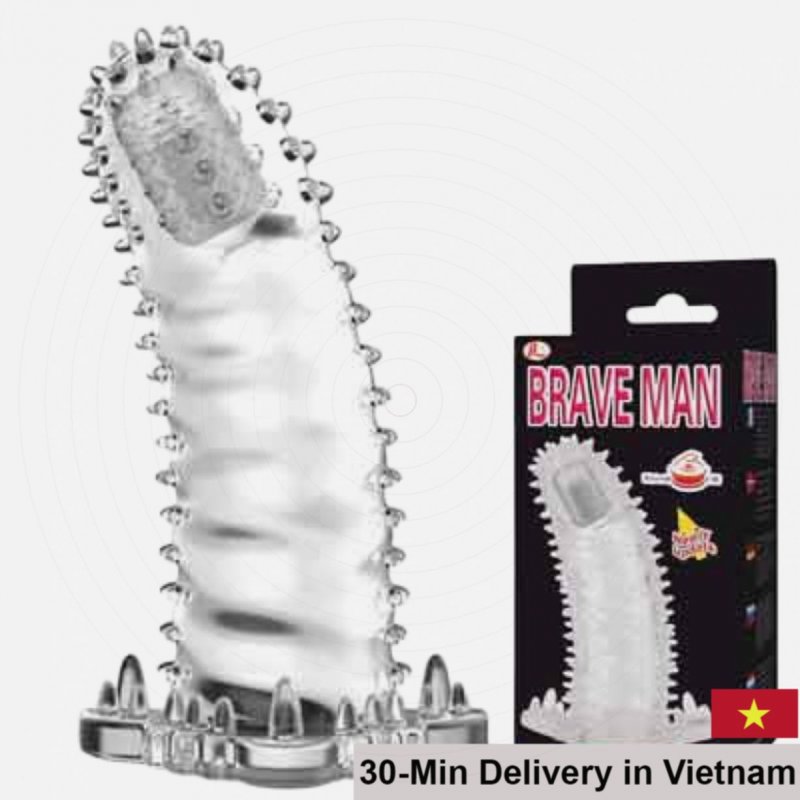 Braveman Textured Delay Vibrating Condom Improve Stamina 