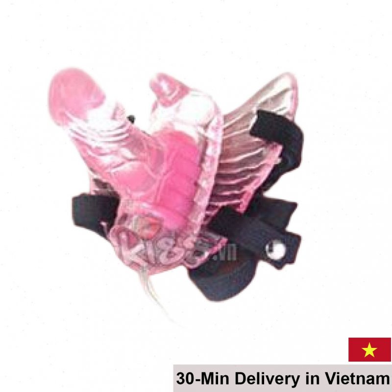Butterfly Strap-On Vibrator Small Discreet Pleasure Toy 
