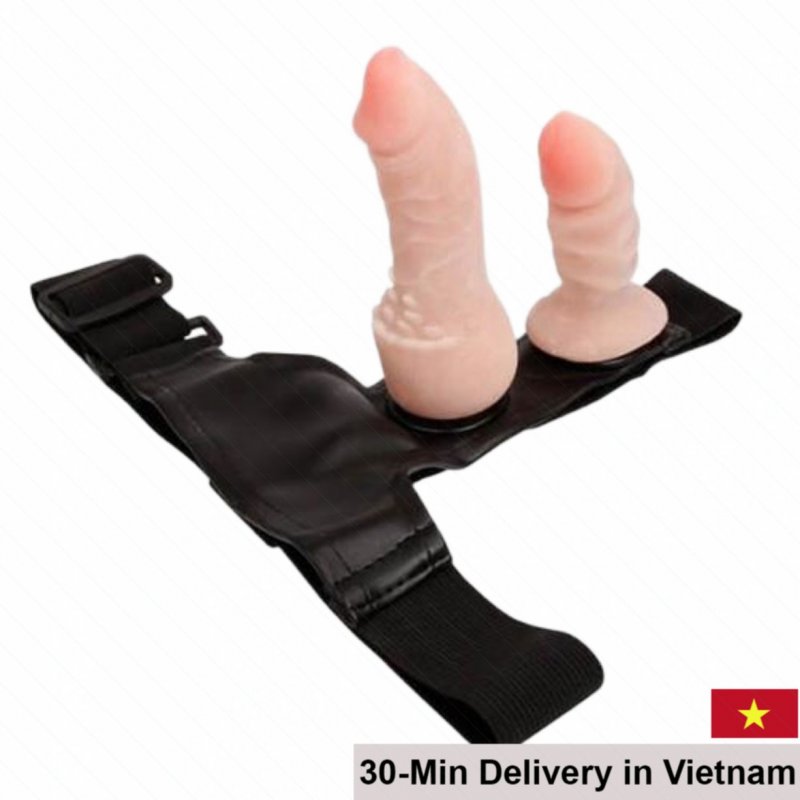 Double-Ended Strap-On for Lesbian Couples Silicone 