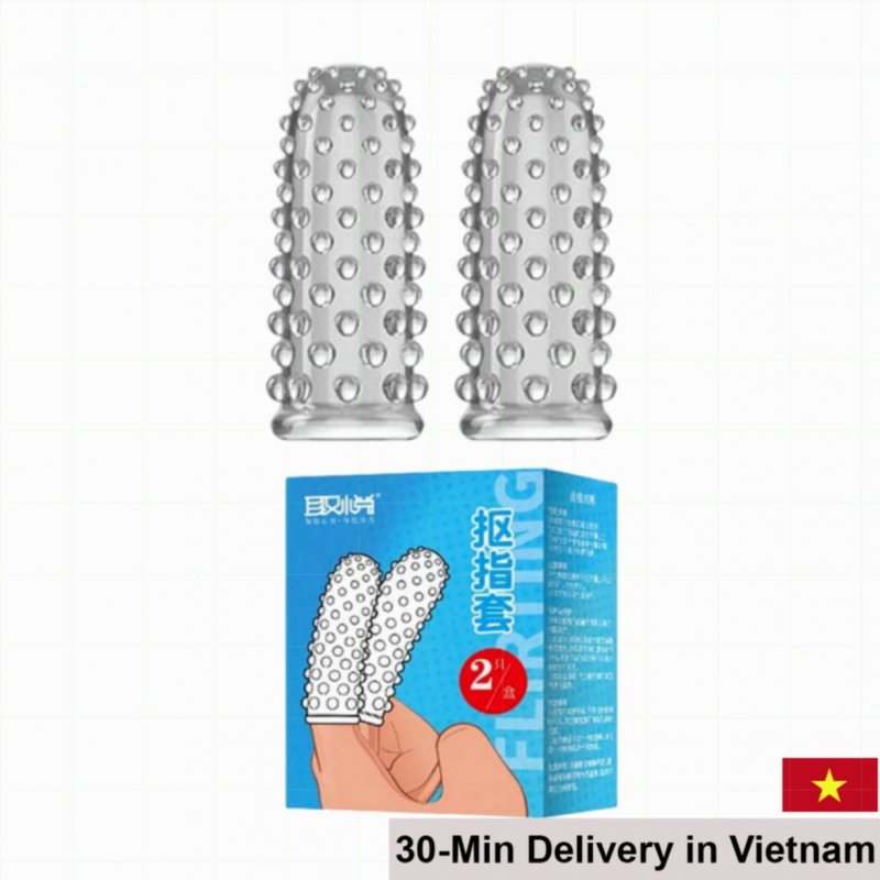 Aichao Double Finger Textured Condom Box 2 Pieces High Grip 