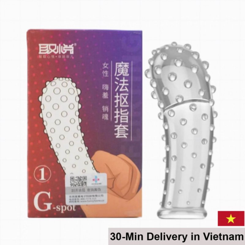 G-Spot Finger Condom Full Body Nubs 1pc Stimulating Toy 