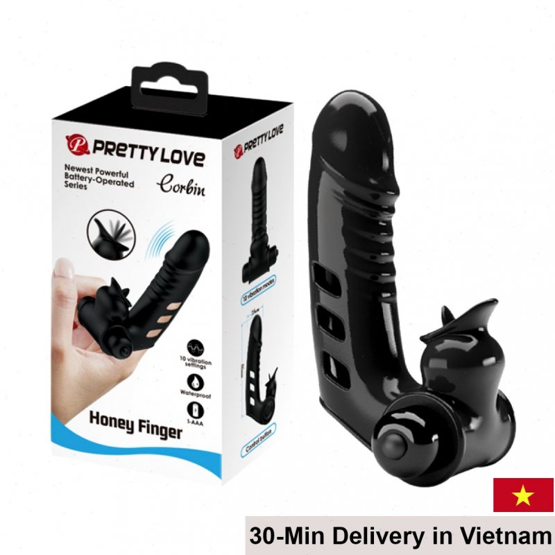 Pretty Love Corbin Finger Vibrator 10 Mode Battery Operated 