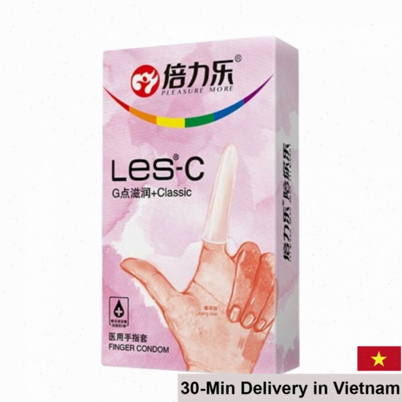 Beilile Les-C Finger Condoms 8pcs Female Fit Hygiene 
