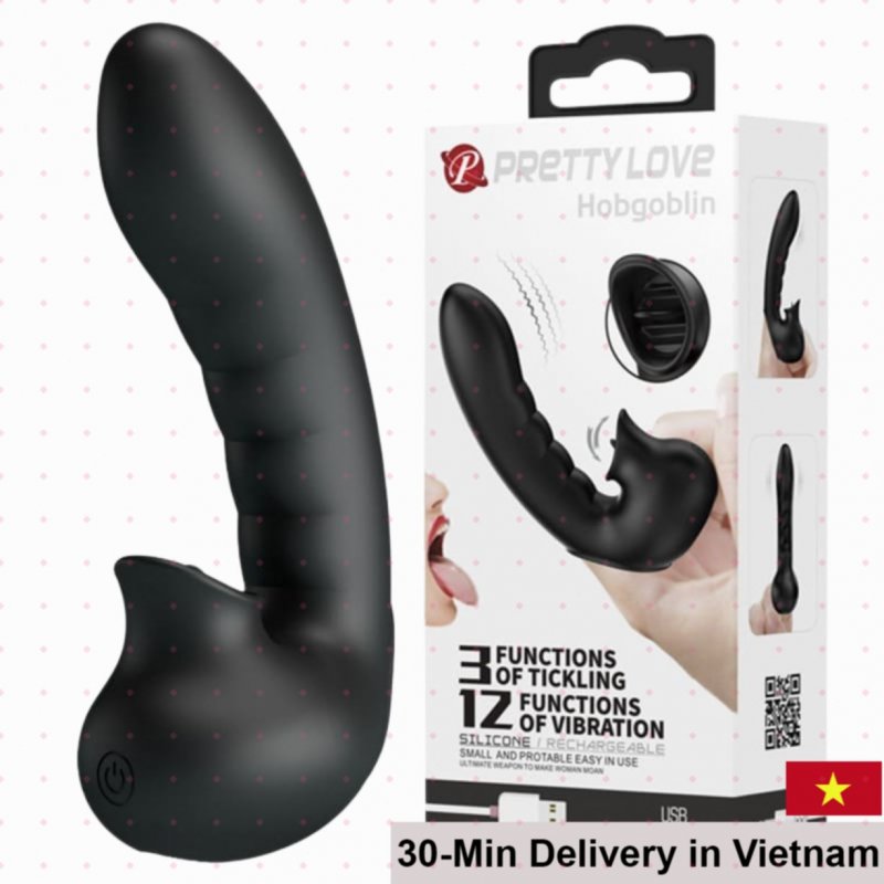 Pretty Love Hobgoblin Finger Sleeve Vibrator Licking 