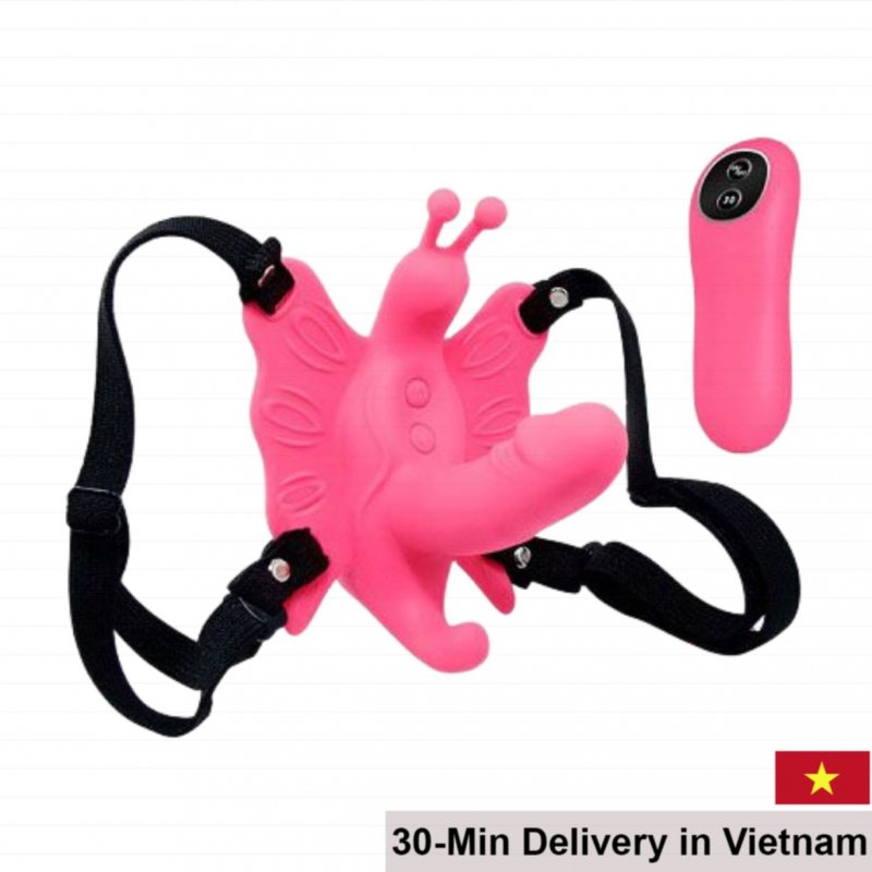 Ultra Passionate Remote Control Strap-On Dildo 