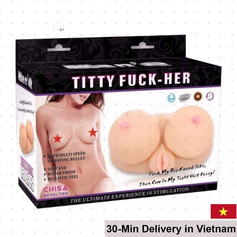 Silicone Realistic Vaginal and Breast 21cm Male Masturbator 