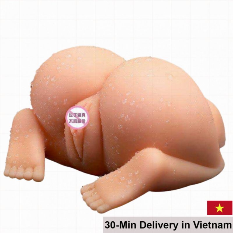 Silicone Dual Hole Butt Masturbator Pumpable Premium Male Toy 